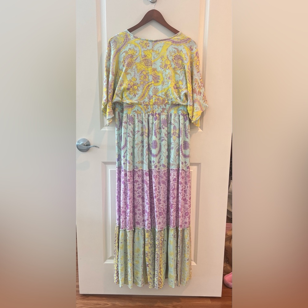 HEMANT & NANDITA Multi Floral Printed
Maxi Dress - Picture 8 of 16